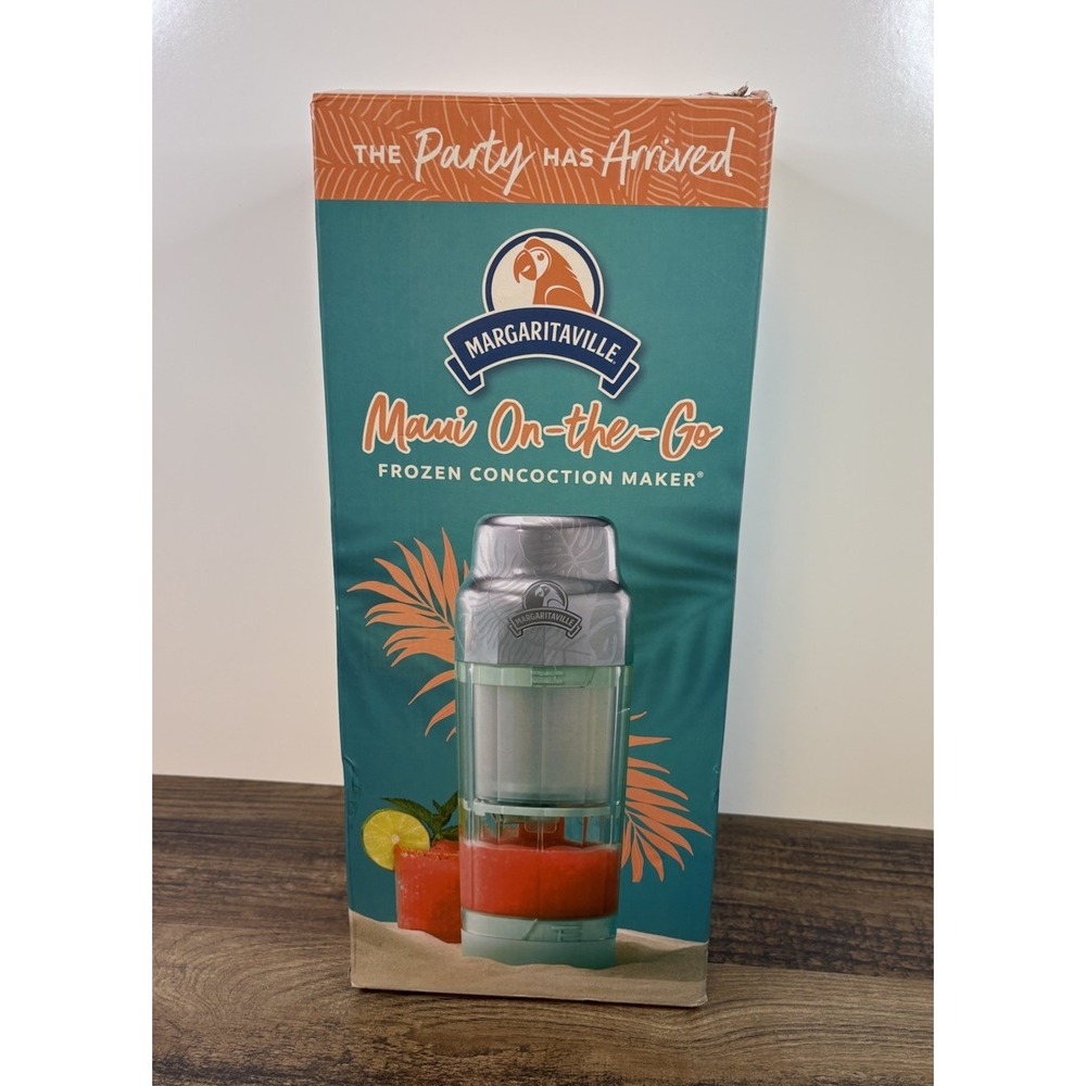 Margaritaville Frozen Concoction Maker Maui On the Go 18oz Drink Travel Portable